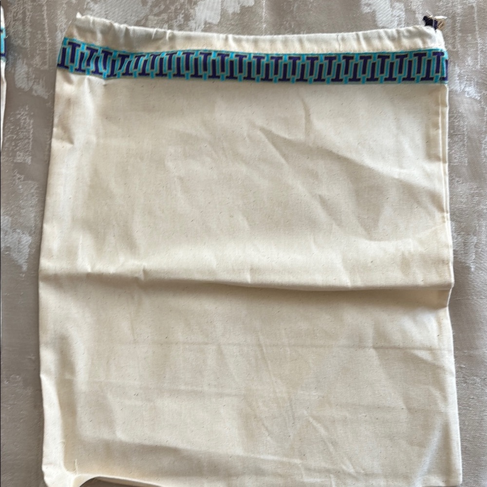 Tory Burch Cream Drawstring Bags (3) - Picture 4 of 4